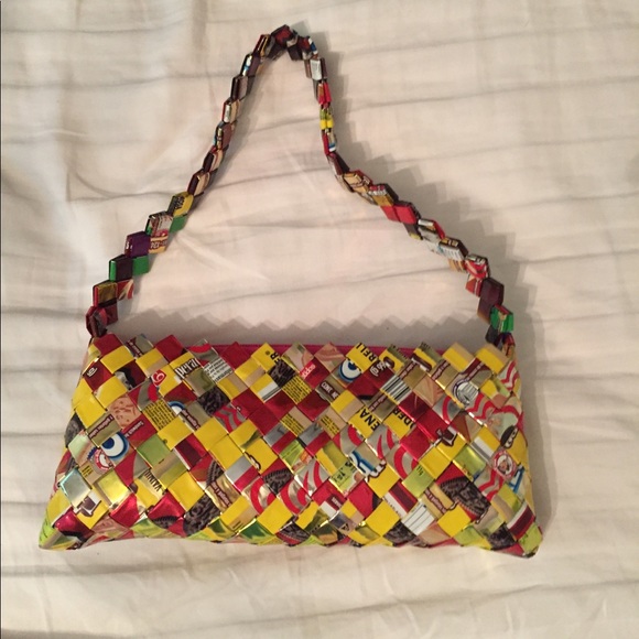 boutique purchase Bags Brand New Purse Made From Recycled Materials